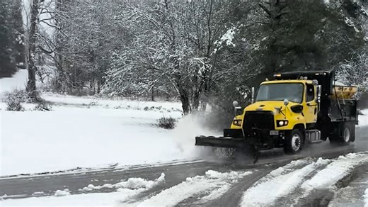 Hurricane repairs don’t quite mix with snow and ice. Helene repairs remain underway in mountain counties, even this time of year, and on gravel roads. Avery County Maintenance Engineer Danny Steelman shares complications of our winter weather response. | North Carolina Department of Transportation