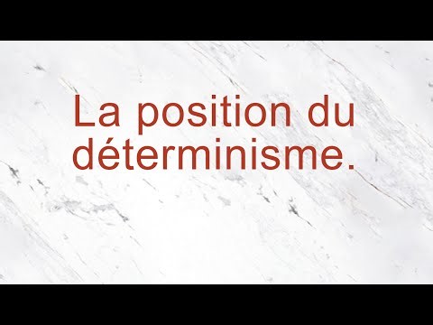 ST5101.3 Fr 23. The position of determinism.