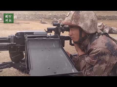 The world's lightest heavy machine gun, Chinese army type 89 , 0.50 cal Tungsten heart APDS