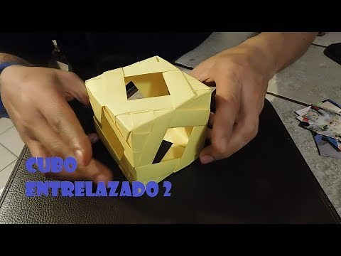 Tutorial INTERLACED CUBE 2, Modular Origami
