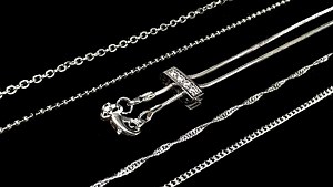 Infinity Clips Necklace Chain Shortening Size Guide