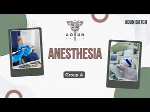 Group A3 - Anesthesia : Lecture 7 / Inhalation Anaesthetic agent