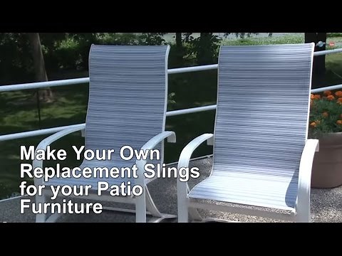 Replacement Sling Cover for Patio Furniture -- Make Your Own