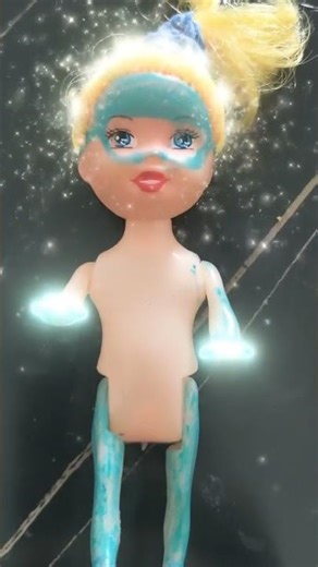 plastic doll transforms into fairy princess | magical dress makeover