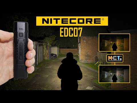 NITECORE EDC07 MCT - 1500 Lumens Lightweight Flashlight - 97CRI - Switchable 3000k~4500K~6500K