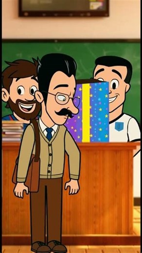 He Opened the Box… and It Exploded in His Face! #animation #funny #memes