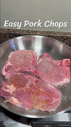Easy pork chops #pork #porkchops #cooking #easyrecipe