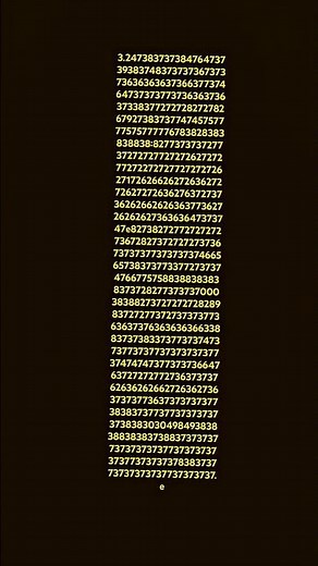 1 billion trillion digits of number pi #college