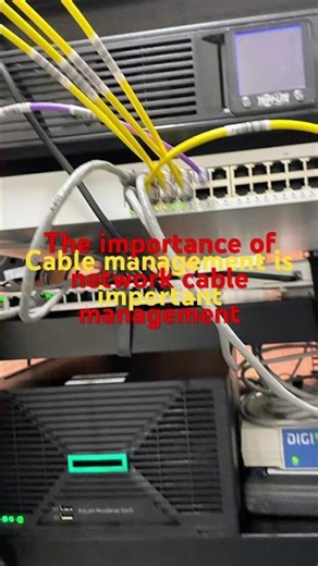 The importance of network cable management for enhancing safety, improving efficiency & performance