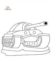 Tank IS 7 coloring page ♥ Print for Free!