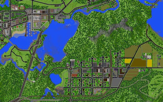 MC史上最牛B的城市建筑！3D视频震撼来袭！