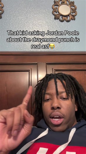 This why we need child reporters cuz they aren’t afraid to ask the hard hitting questions💀 #jordanpoole #nba #fyp #viral #basketball