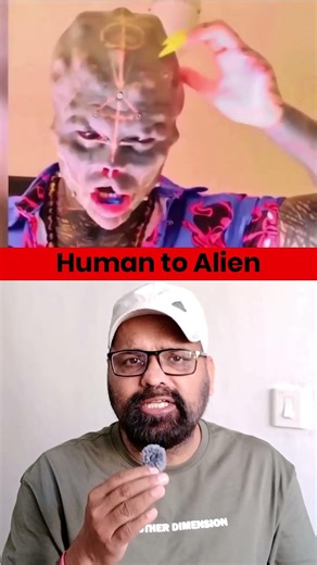 Extreme Body Transformation | He Changed His Body to Look Like an Alien | #shorts #alien #tattoo