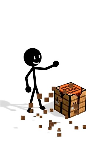 Tools Inventory | Minecraft | Stick figure #animation #stickfigure #shorts #cartoon