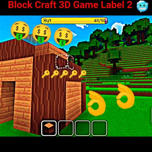 Block Craft 3D Game Label 2 🥶 #shorts