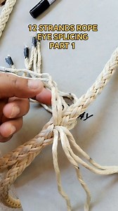 77K views · 1.1K reactions | PAANO MAG SPLICE NG 12 STRANDS ROPE, EYE SPLICING USING 1 BY 1 METHOD. #fyp #followers #reelsfypシ #highlights #reelsvideo #SEAMAN #TeamHilas | Crisostomo Bilaro | Facebook