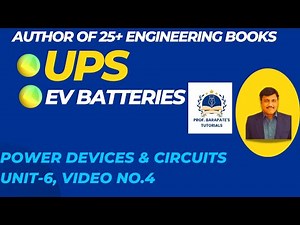 UPS AND EV BATTERIES
