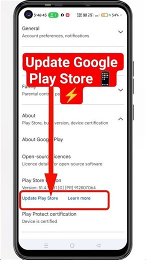 🔥 How to update google play store 📱⚡ #shorts