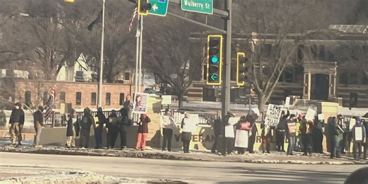 Mankato residents gather to protest federal immigration operations