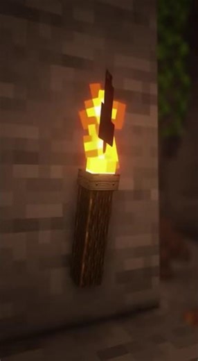 “Minecraft Torch Turns REAL 🔥 (Insanely Satisfying)”