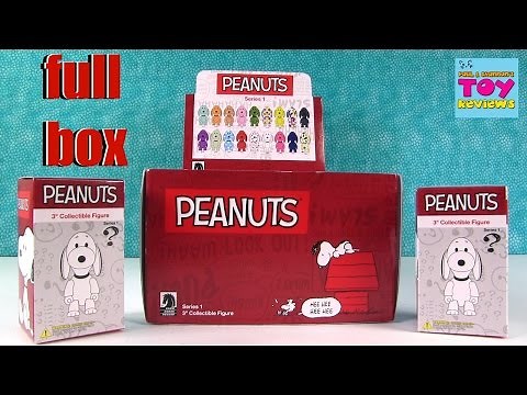 Snoopy Peanuts Qee Vinyl Figures Series 1 Full Box Opening Collectible Figure | PSToyReviews