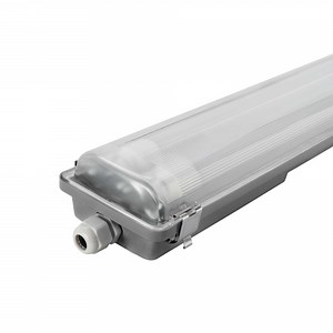 Réglette LED 120CM - 2x12W - 6500K - IP65 - avec tube fluorescent LED