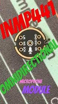 The INMP441 Omnidirectional Microphone #diy #microcontroller #diyprojects #sensor #microphone #esp32