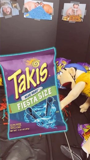 SML Puppets Vs Takis! #shorts #sml #viral