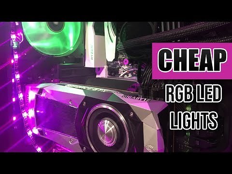 Cheap $12 Computer/PC RGB LED Light Strip Review