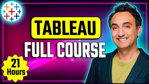 Tableau Ultimate Full Course (21 Hours) for Beginners - From Zero to HERO