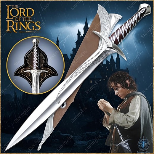 Bilbo’s Elven Sting & Anduril Sword Replica Prop | Lord of the Rings Inspired Blades | LOTR Collectibles | Perfect Father’s Day Gift for Him - Etsy