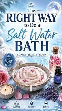 Salt Water Bath Ritual | Energy Cleansing | Aura Cleansing