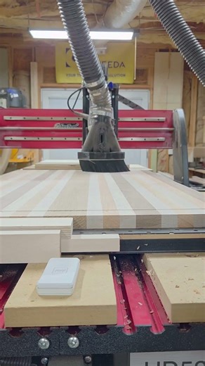Cutting board juice grooves are super simple and quick on the CNC.