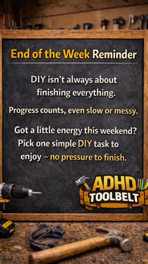 Weekend DIY #diy #adhdselfimprovement #adhd #routines #woodworking #subscribe