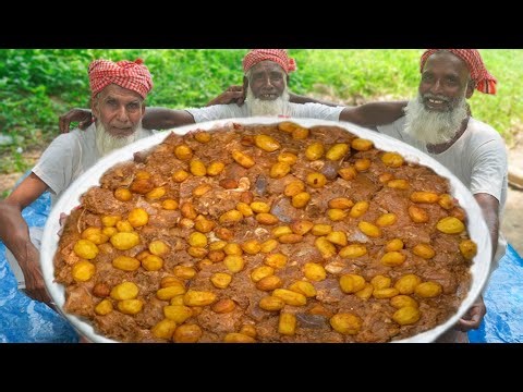 Mutton Daam Biriyani - Grandpa Cooking Mutton Biryani for Old Age Special People - Basmati Rice
