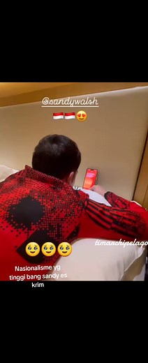 Sandy Walsh dan Cinta untuk Tanah Airku