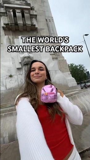 WORLD’S SMALLEST BACKPACK IN EUROPE!!