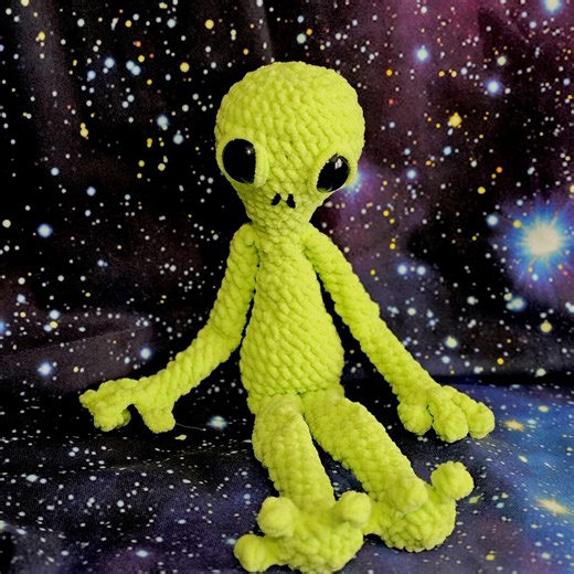 Custom Made Alien Stuffed Animal Plushie Crochet - Etsy