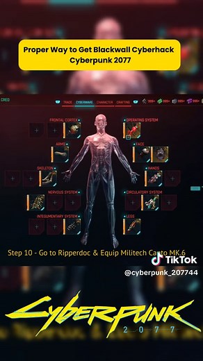 Proper Way to Get Blackwall Cyberhack - Cyberpunk 2077#Cyberpunk2077 #CP2077 #RebeccaShotgun #Cyberpunk2077Gameplay #Gaming #RPG #SciFi #NightCity