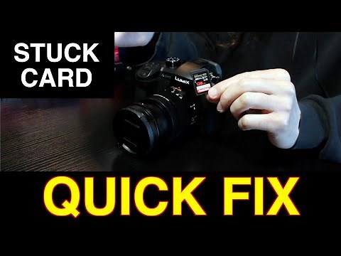 How to Remove STUCK SD Memory Card from Camera