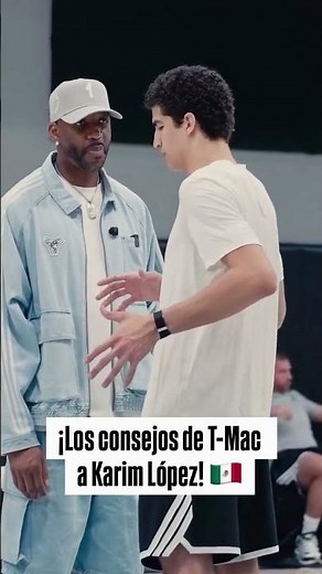 Karim López and Tracy McGrady, together! 😱🔥