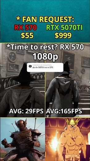 RX 570 vs RTX 5070 Ti — Worth the Upgrade? FAN REQUEST 256