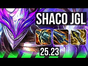 SHACO vs AATROX (JGL) | 19/1/3, Legendary, 700+ games | KR Master | 25.23