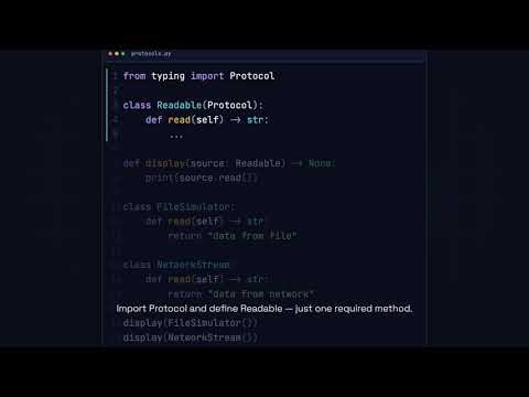 Protocols & Structural Typing - Python for Beginners