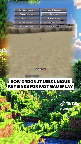 Discover DrDonut's unique keybind setup for fast gameplay! Learn how he enhances efficiency with his custom controls, using multiple fingers for quick actions. Share your own keybinds and strategies in the comments! #gaming #keybinds #Minecraft #gameplay #DrDonut