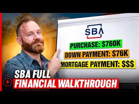 SBA Loan Breakdown: Buy Storage with $76K Down ($760K Deal)