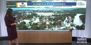 Glacial outburst flooding in the Juneau area, but record-high temps up north!
