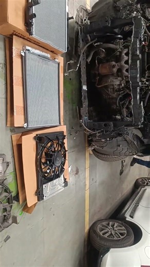 radiator fan motor condenser insurance replacement