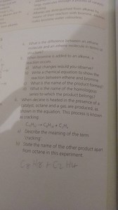 4. What is the difference between an ethane molecule and an eth... | Filo