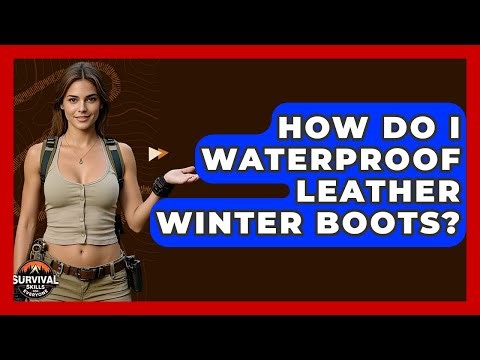 How Do I Waterproof Leather Winter Boots? - Survival Skills for Everyone